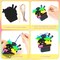 36 PCS Summer Ice Cream Rainbow Scratch Art Kit DIY Magic Color Scratch Cards with Wooden Stylus and Ribbons for Kids Party Favors Classroom Activities